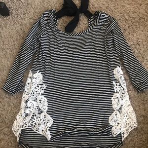Striped long sleeve shirt